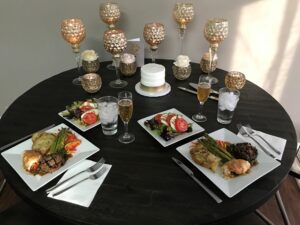 A special Wedding Dinner Recreated at Home